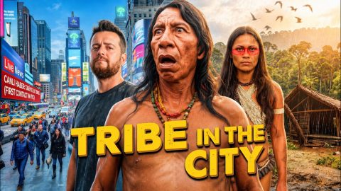 Amazon Tribe Visits City for the First Time