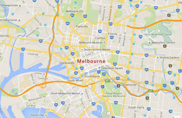 google map melbourne        <h3 class=