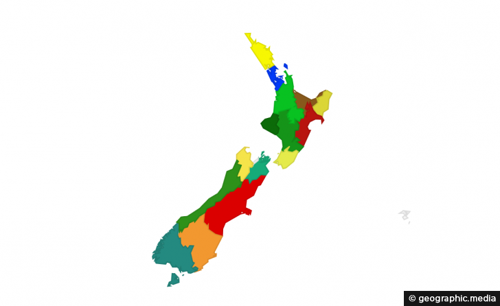 new zealand on map google