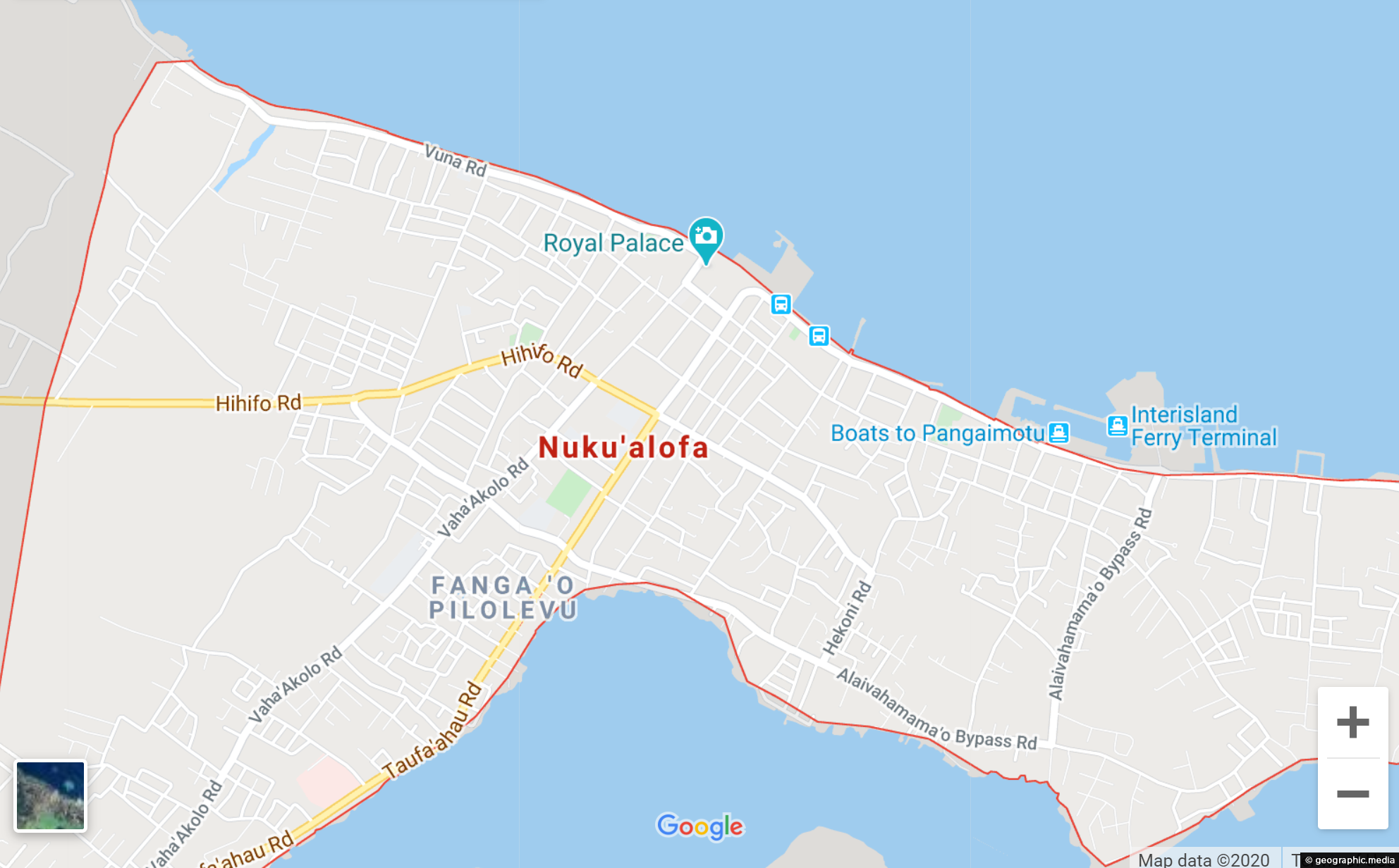 Nukualofa Google Map