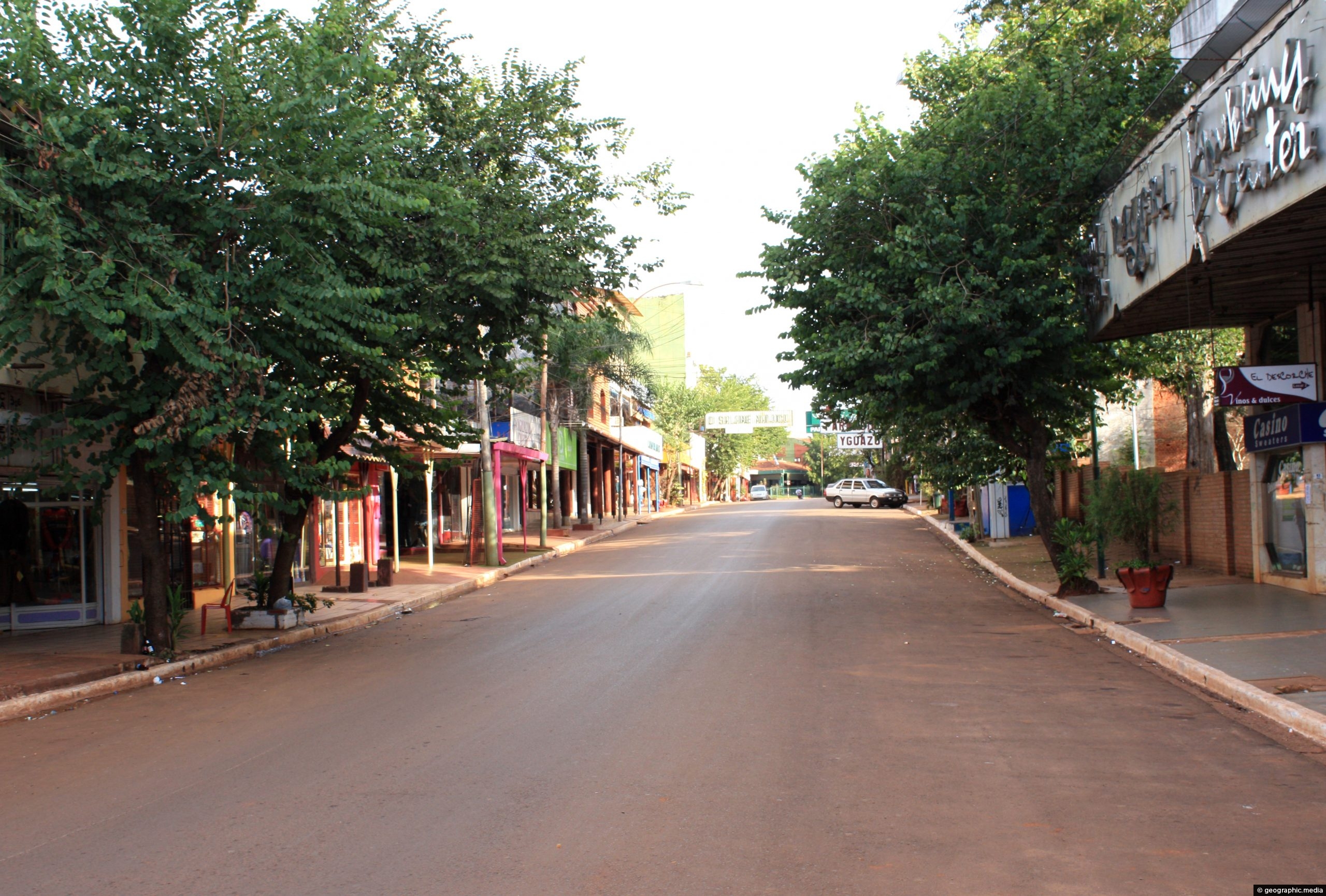 Street in Puerto Iguazú