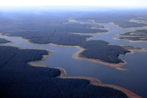 Lago Uruguay Aerial View