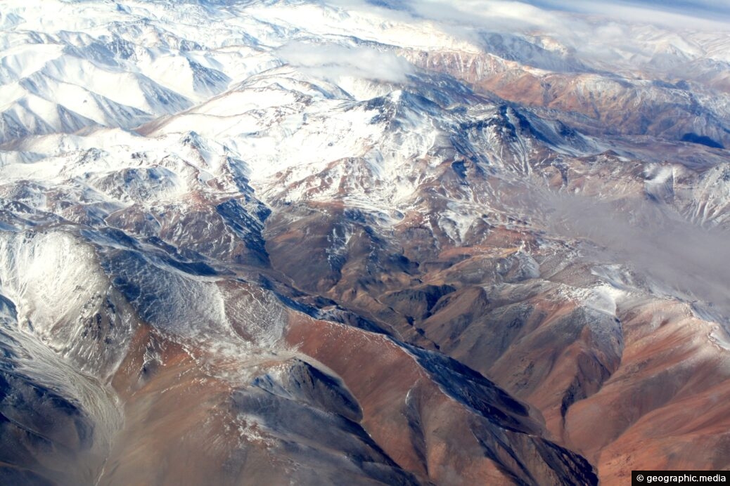 Andes Mountains Snow Line