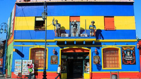 Calle Museo Caminito in La Boca