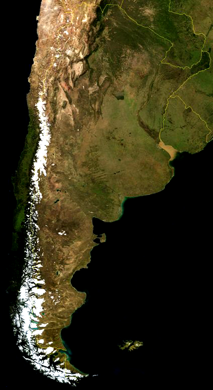 Argentina Satellite Image