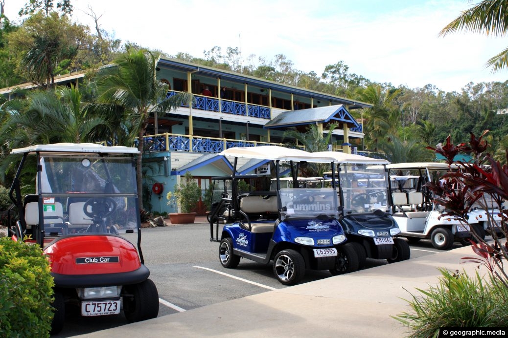 Golf Carts on Hamilton Island