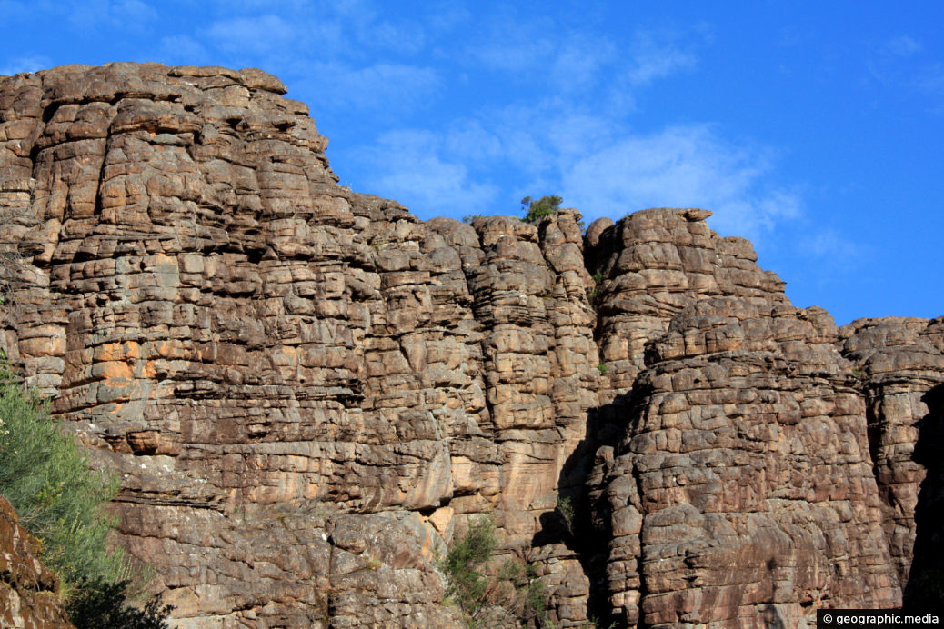 Sandstone Canyon Wall Grampians