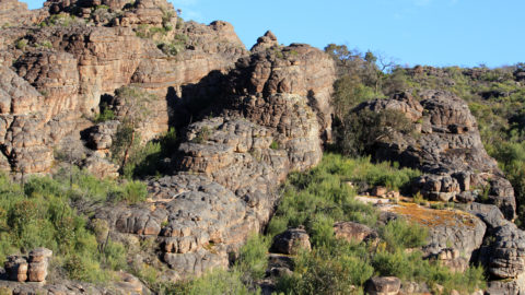 Small rock Canyons Grampians