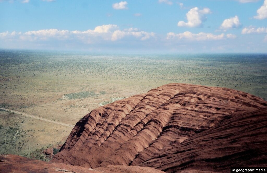 View from Uluru - Geographic Media