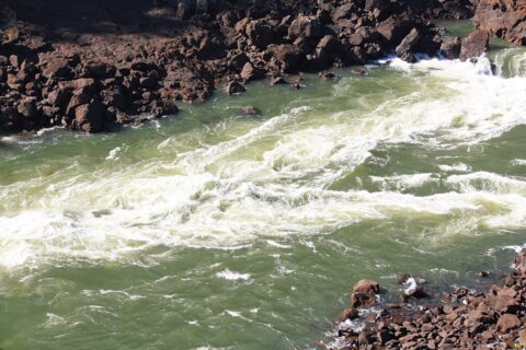 Section of Iguaçu River