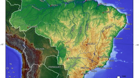 Brazil Geographical Map | Geographic Media