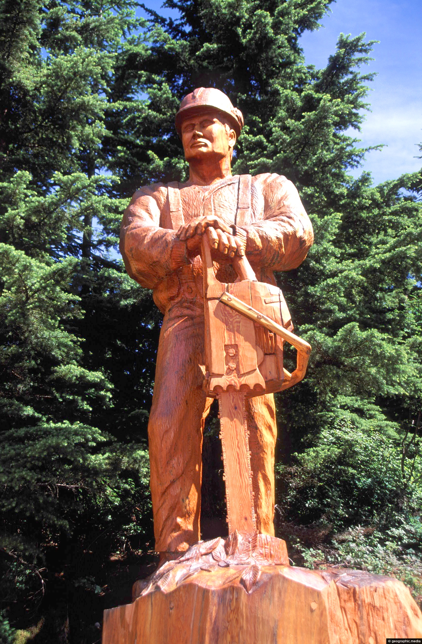 Sculpture on Grouse Mountain