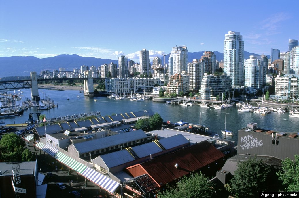 False Creek and Vancouver Skyline
