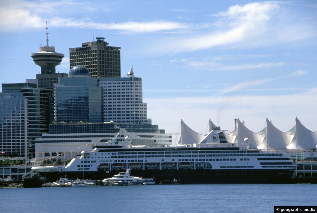 Cruise Ship docked in Vancouver