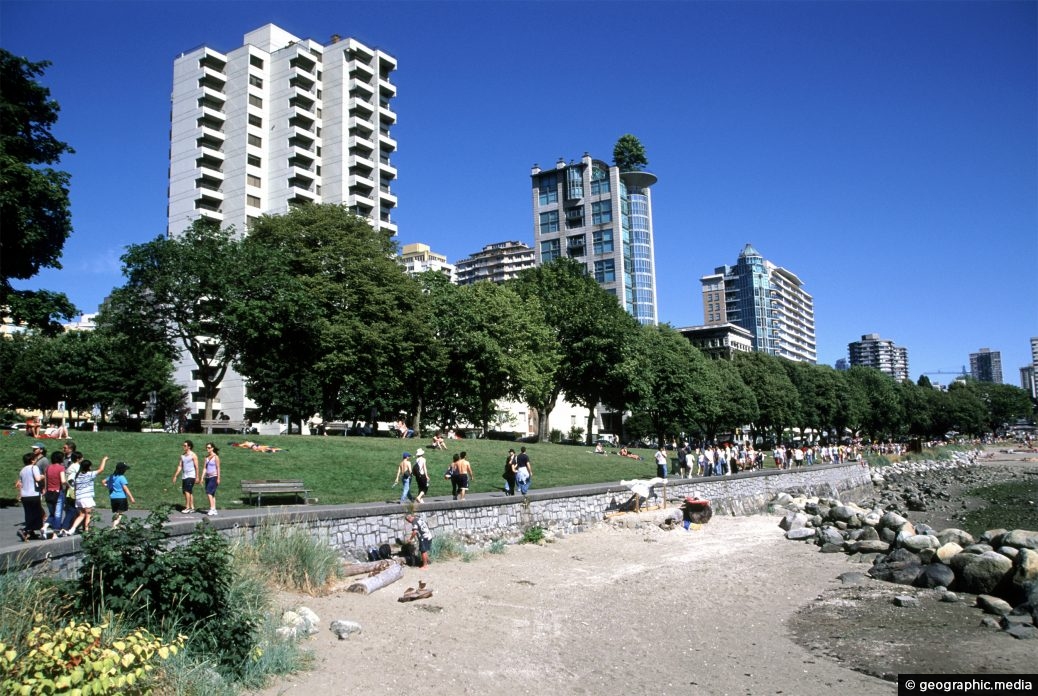 View of Sunset Beach in Vancouver