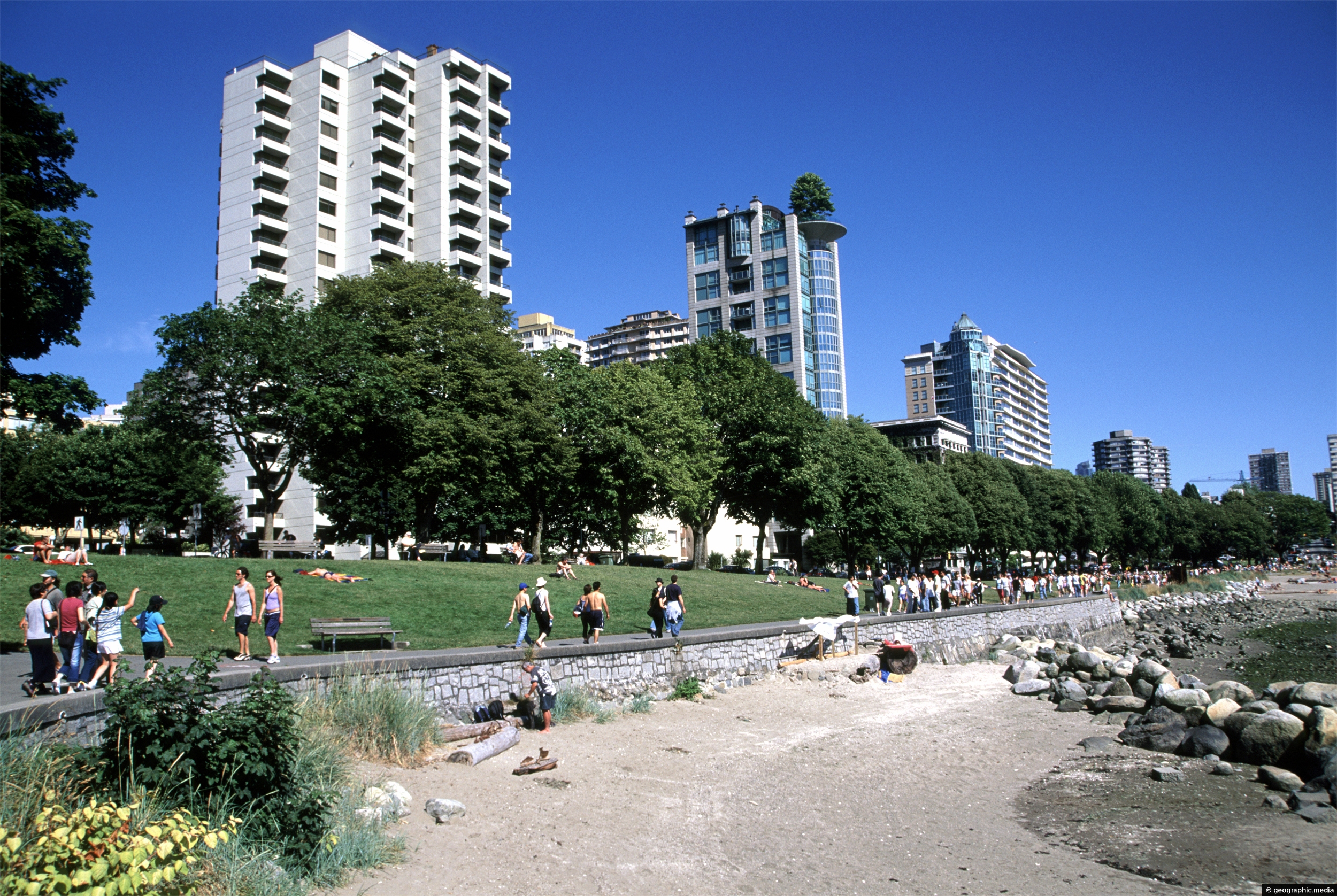 View of Sunset Beach in Vancouver