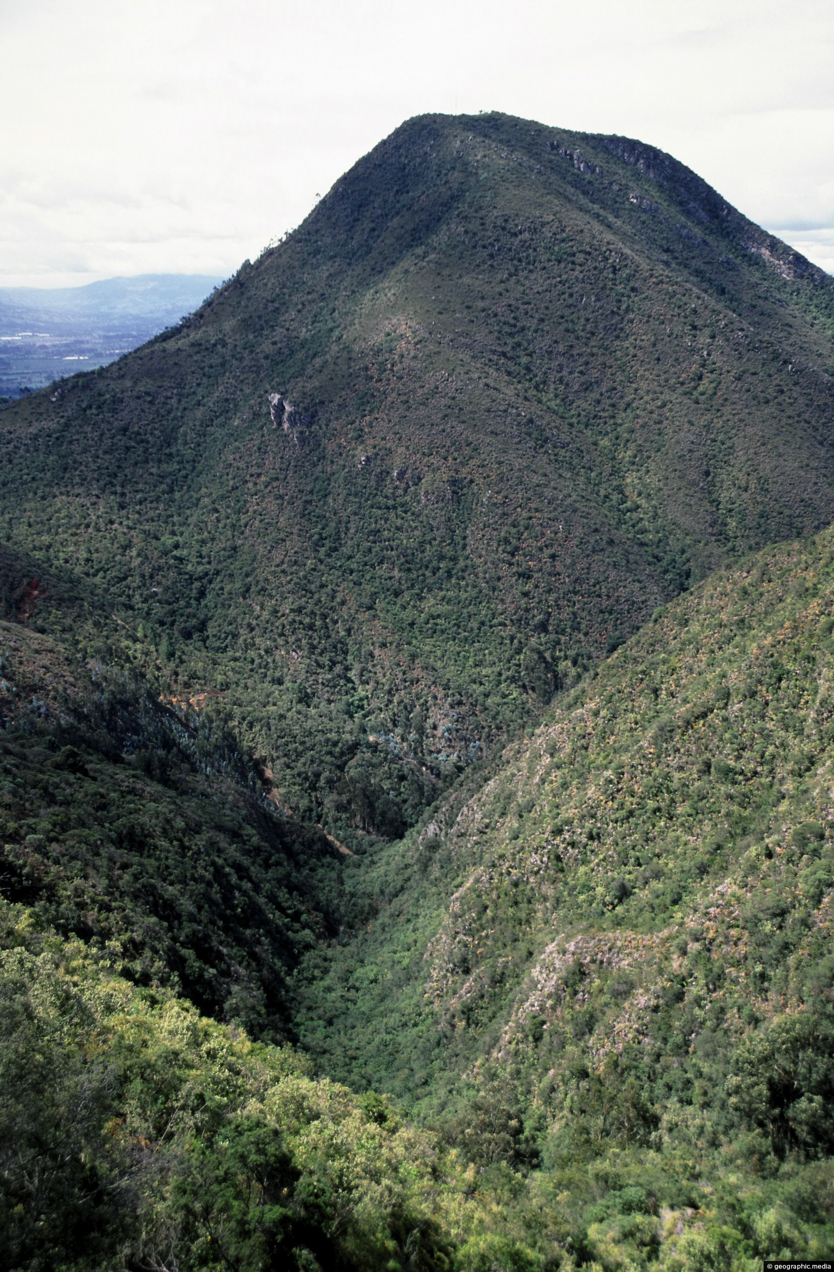 La Valvanera Range in Colombian Andes