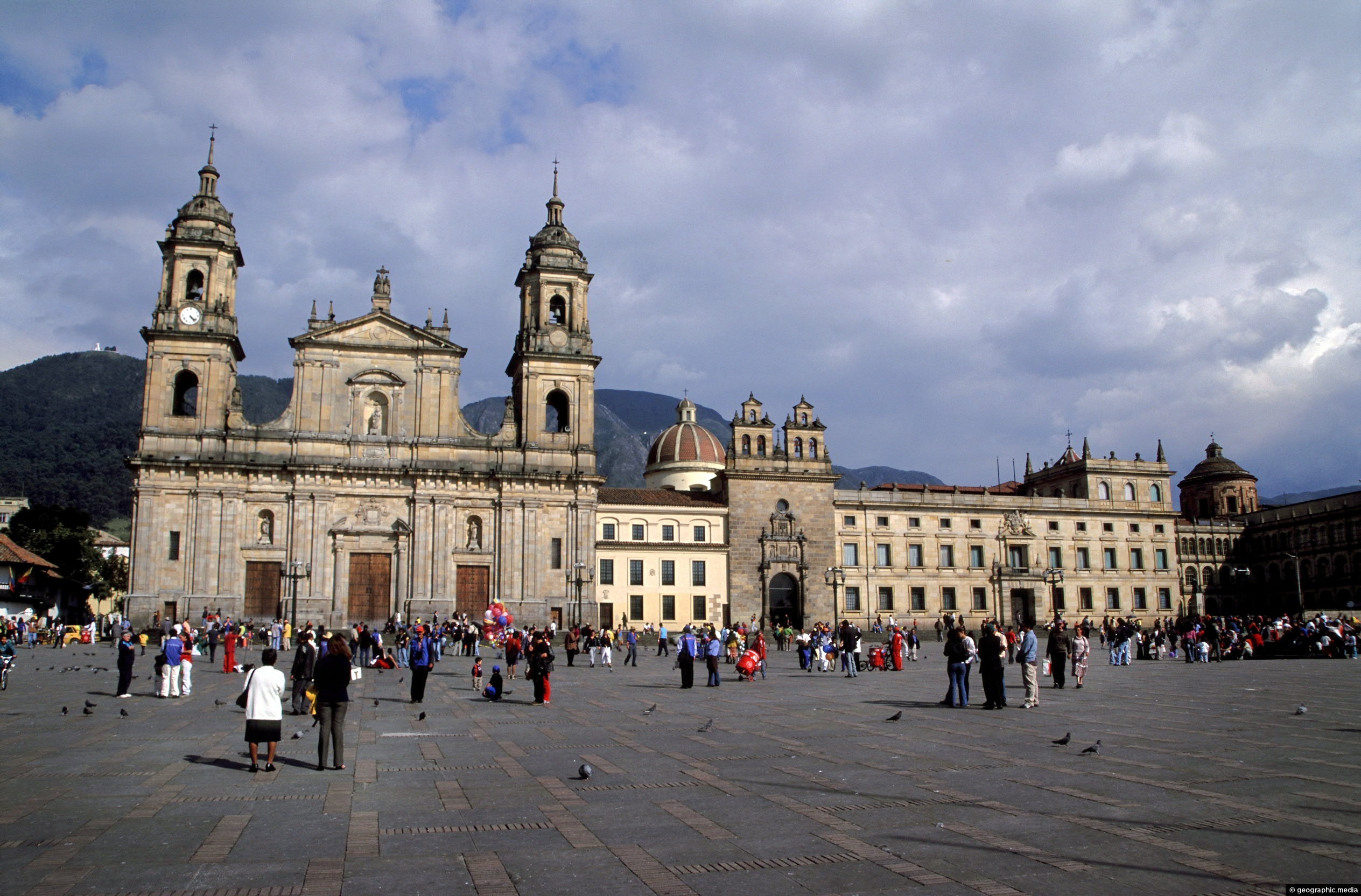 Primate Cathedral in Bolivar Square Bogota