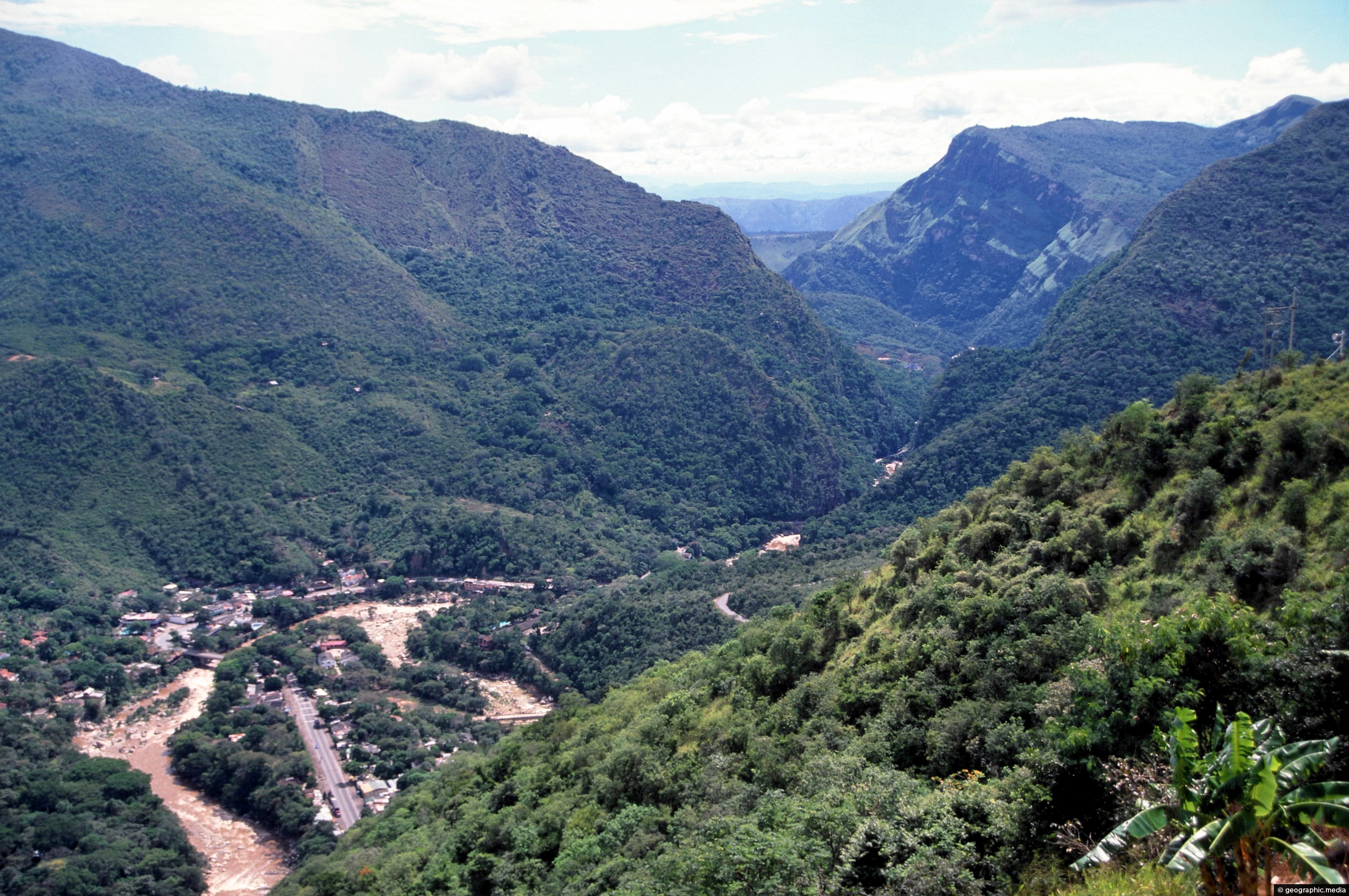 Boqueron and the Sumapaz River in Colombia