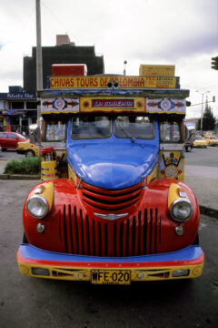 Chiva Bus Front View