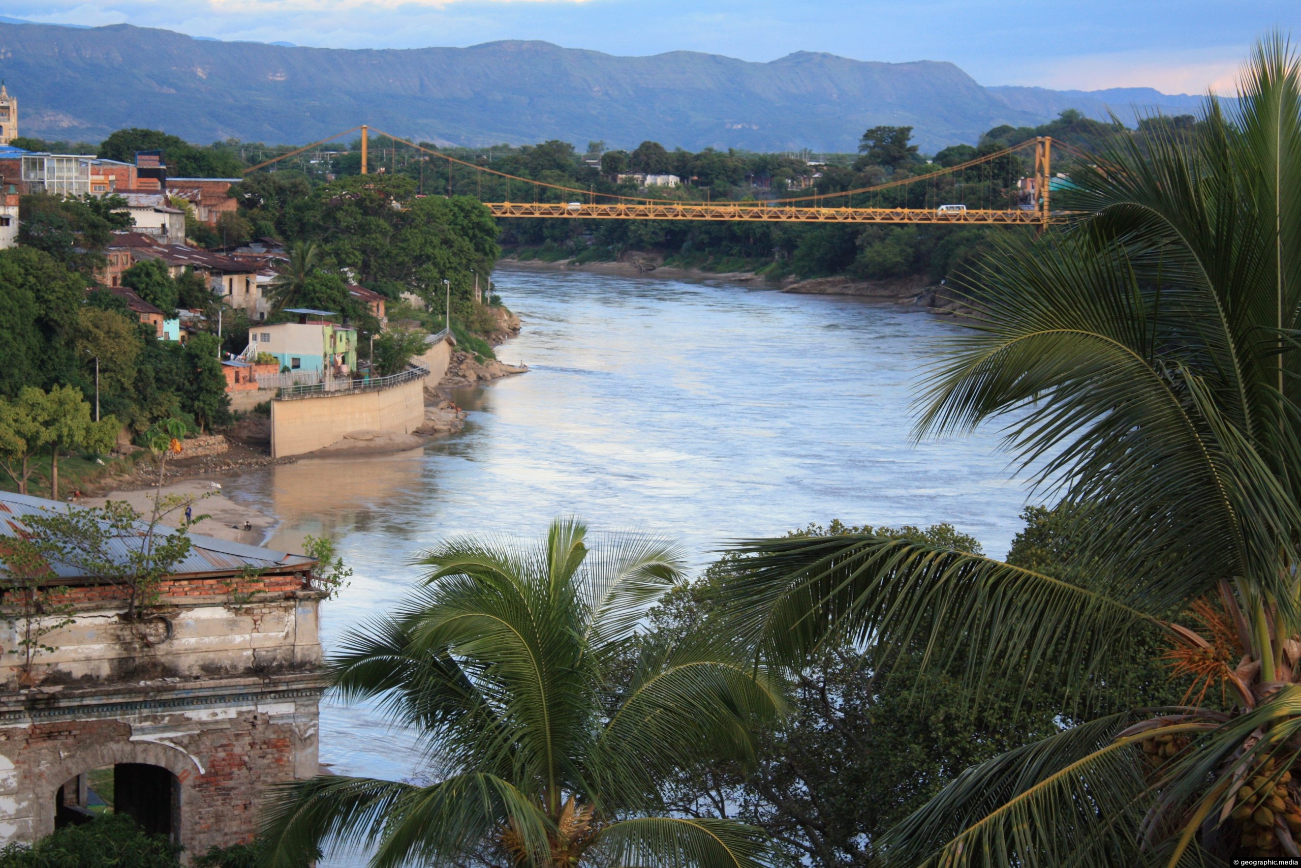 Magdalena River in Girardot Colombia