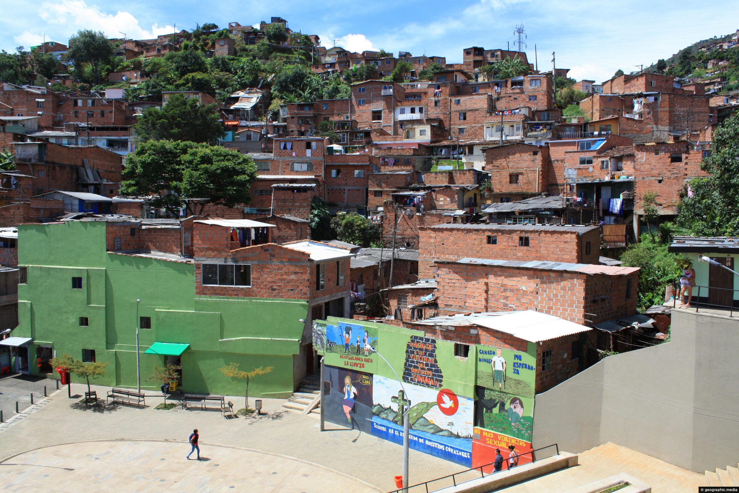 Houses in Popular Medellin