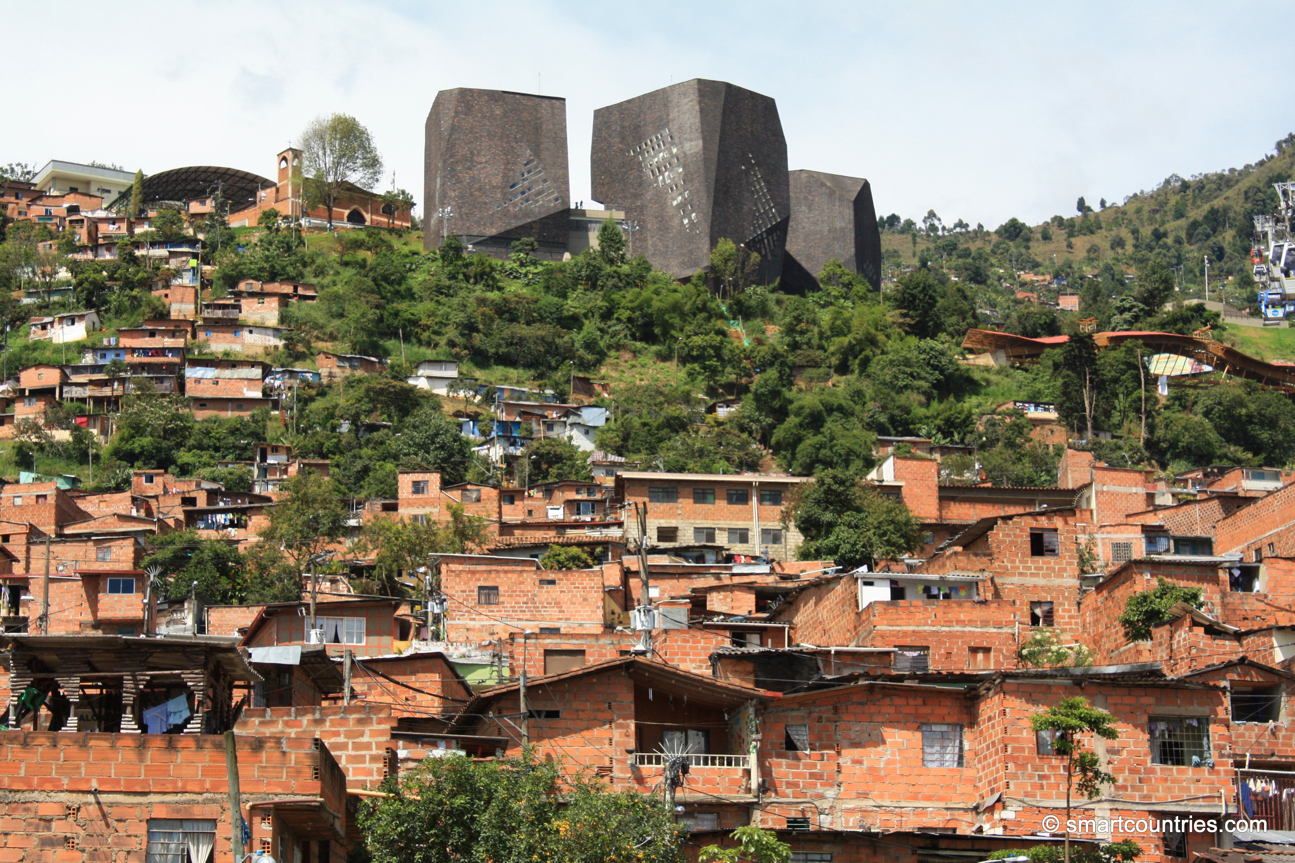 View of Santo Domingo Medellin