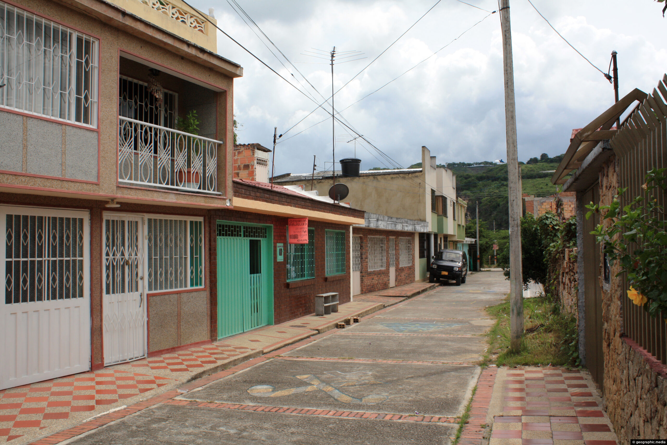 Typical Street in Anapoima - Geographic Media