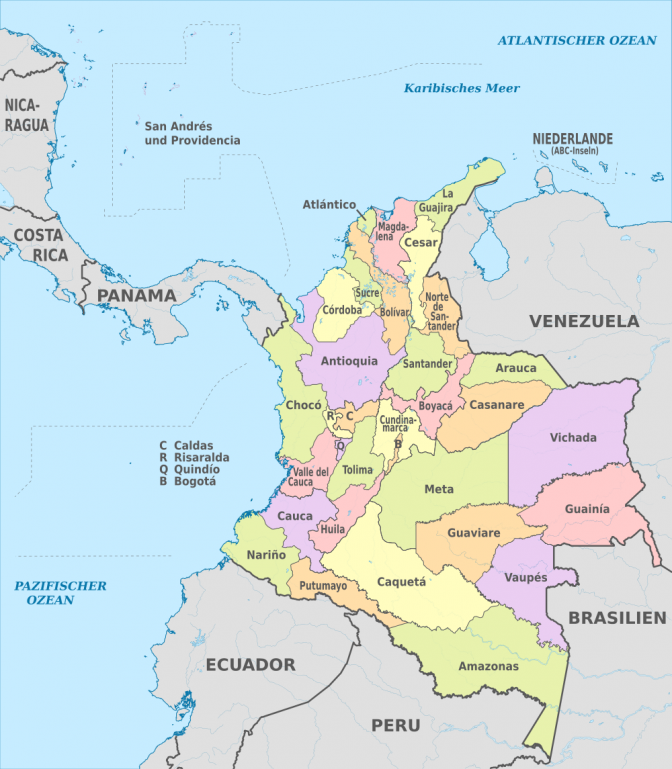 Colombia Google Map - Geographic Media