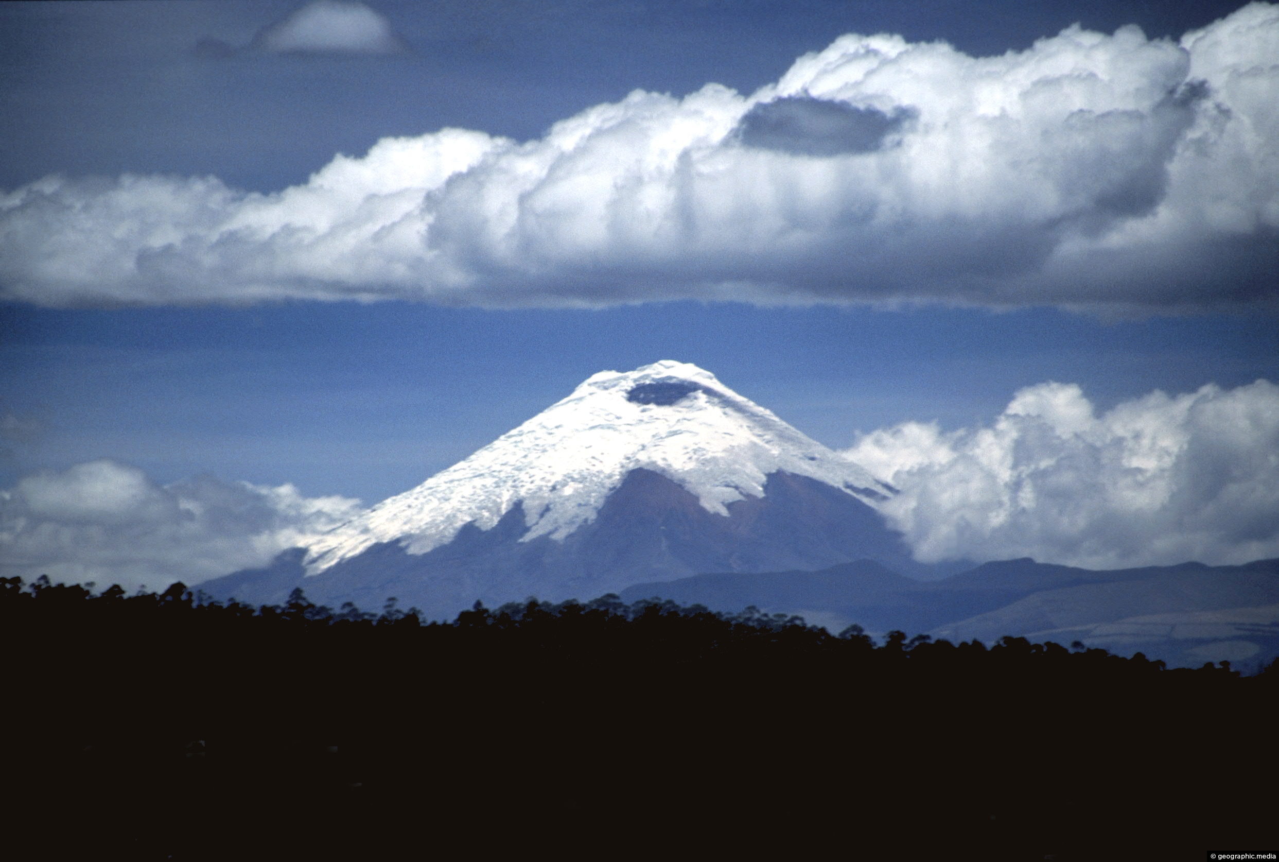 View of Cotopaxi  Volcano in Ecuador Geographic Media