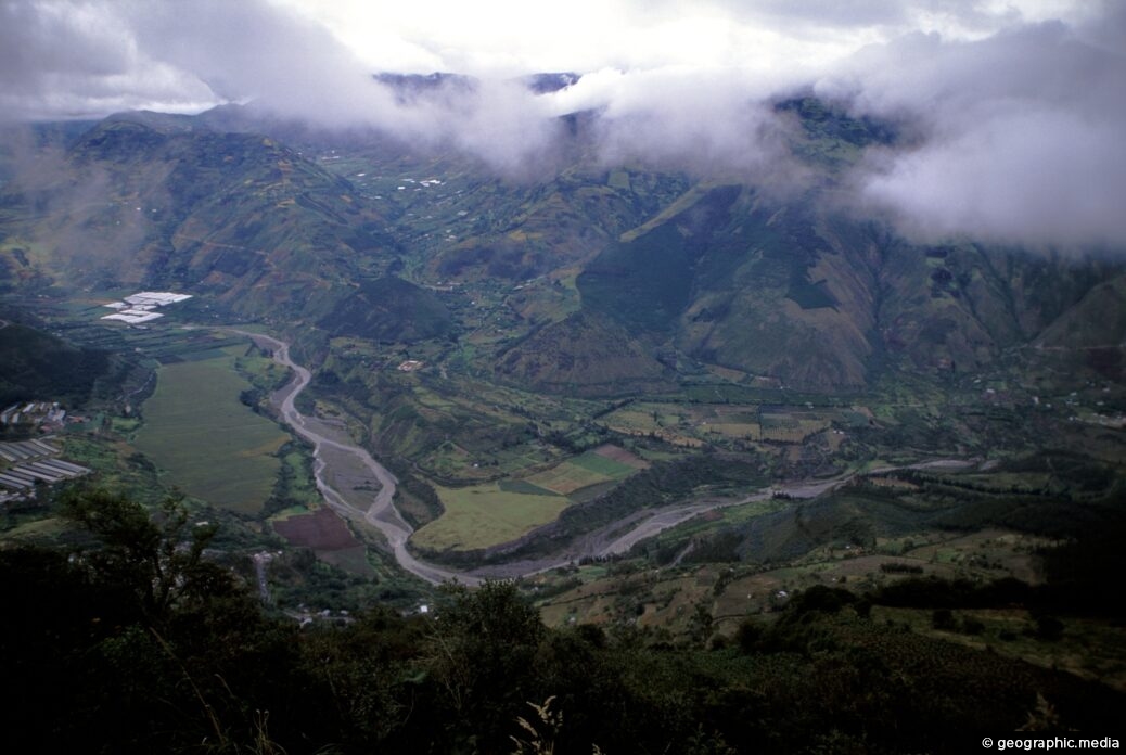 Rio Cutuchi in Baños Ecuador