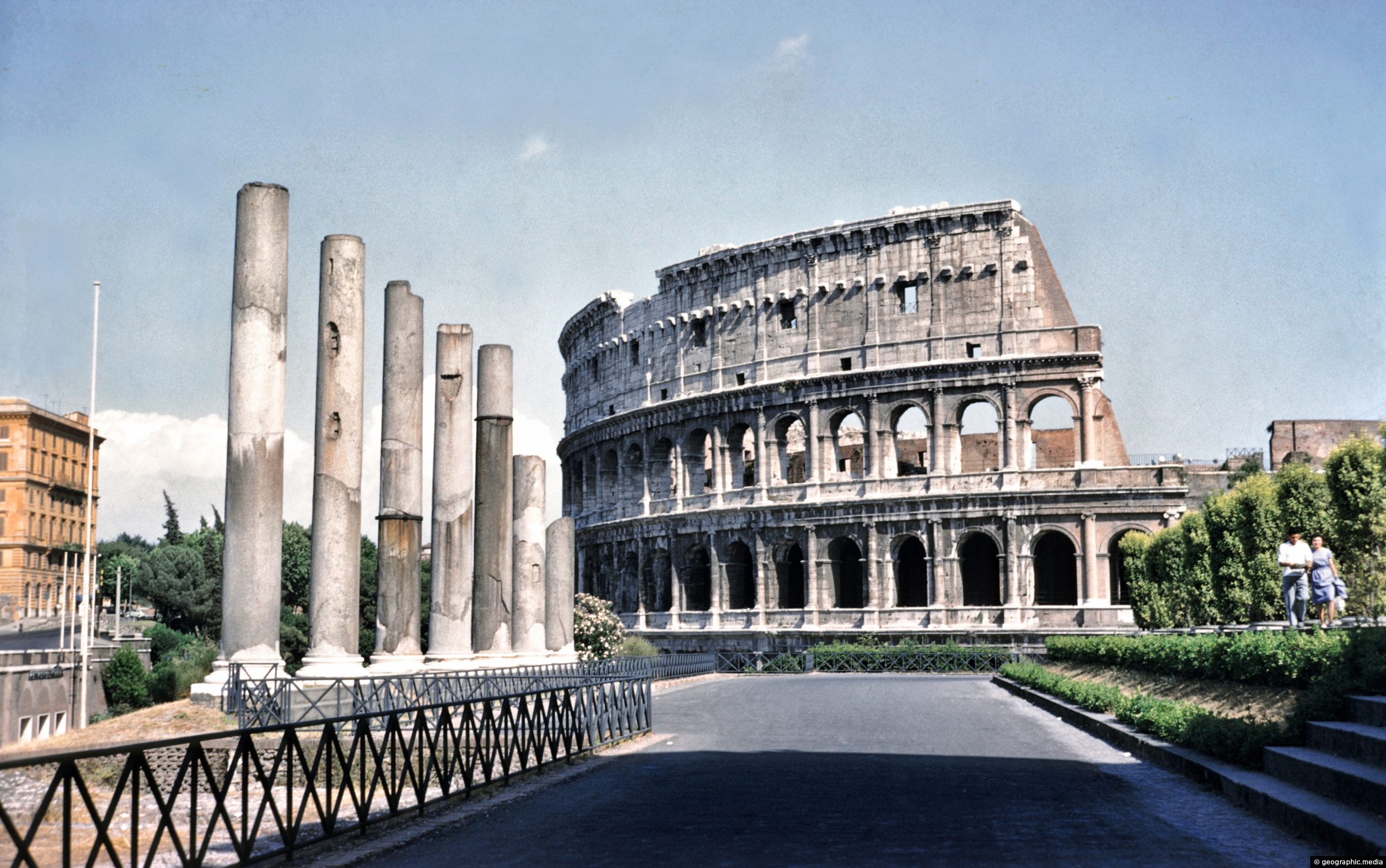 Temple of Venus & Colosseum (circa 1963)