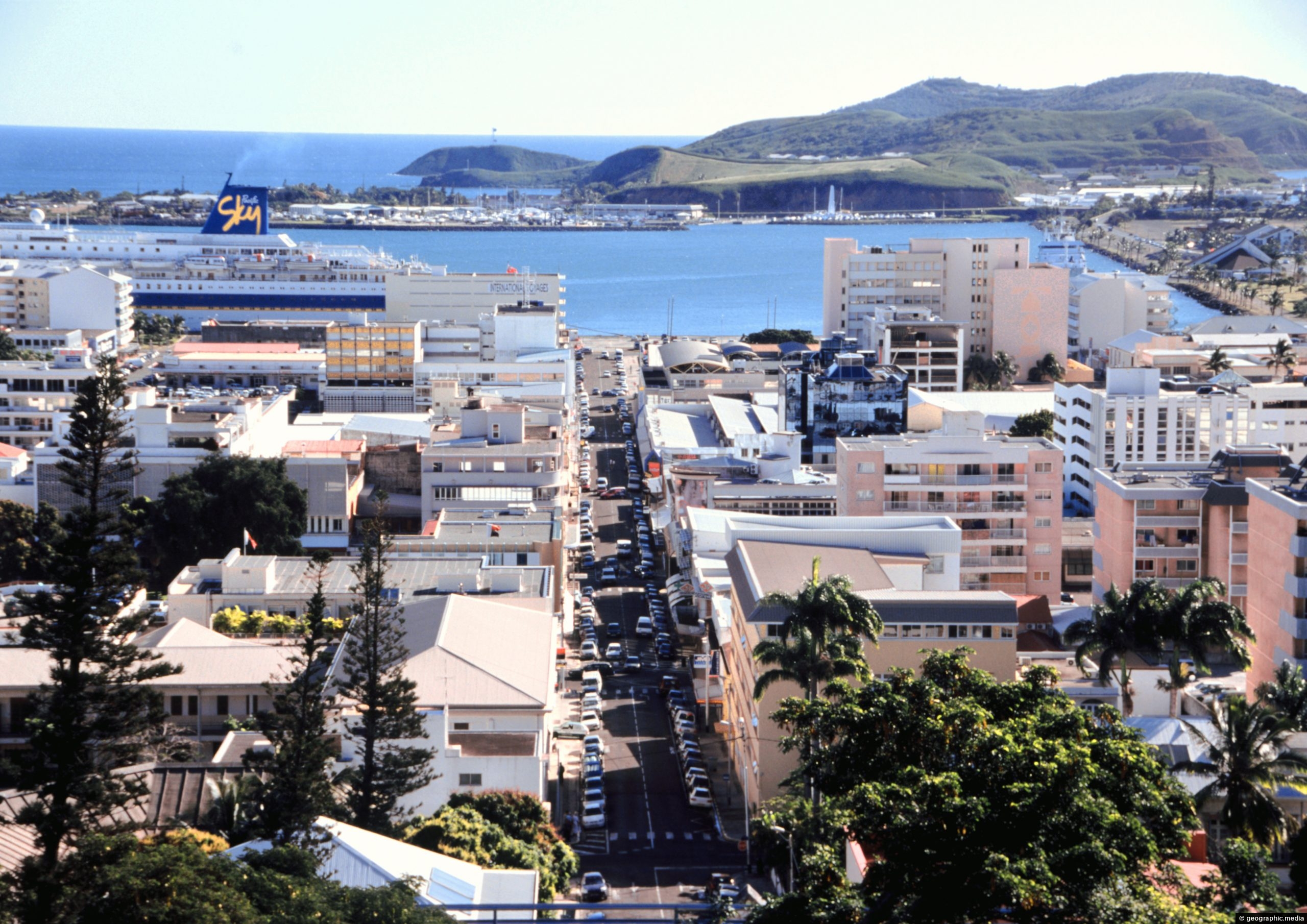 View of Nouméa in New Caledonia