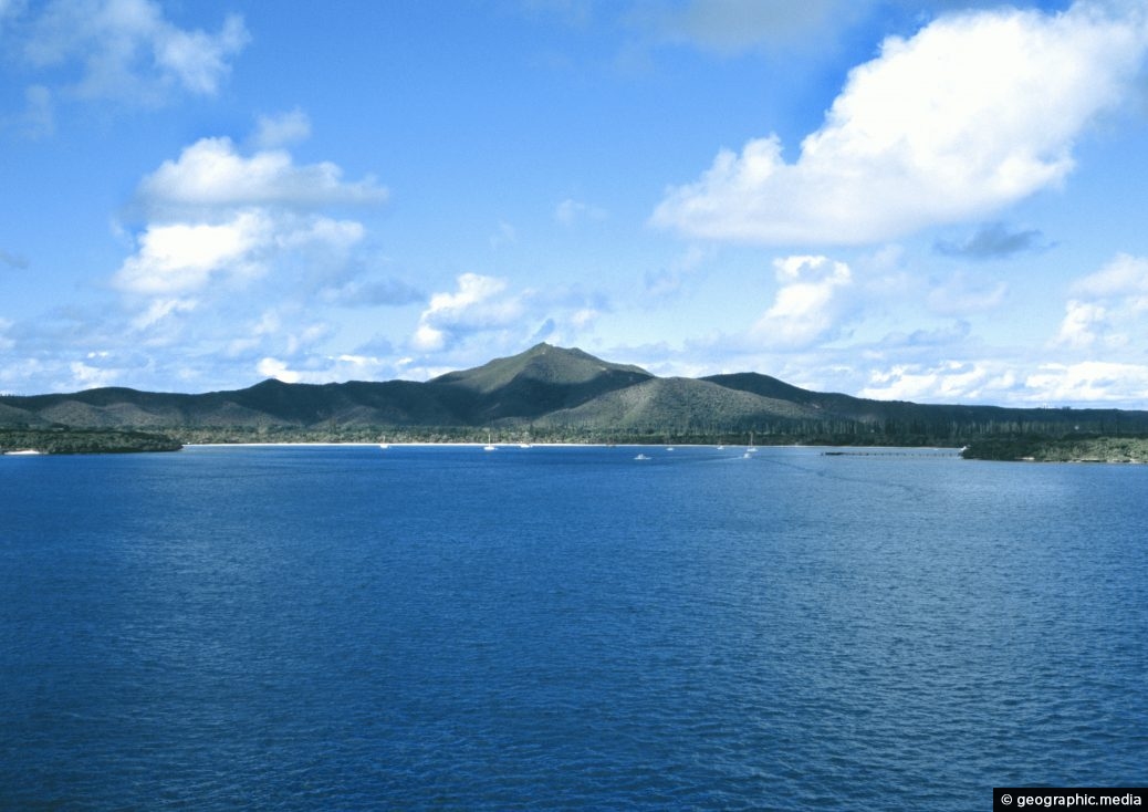 Approaching The Isle of Pines in New Caledonia