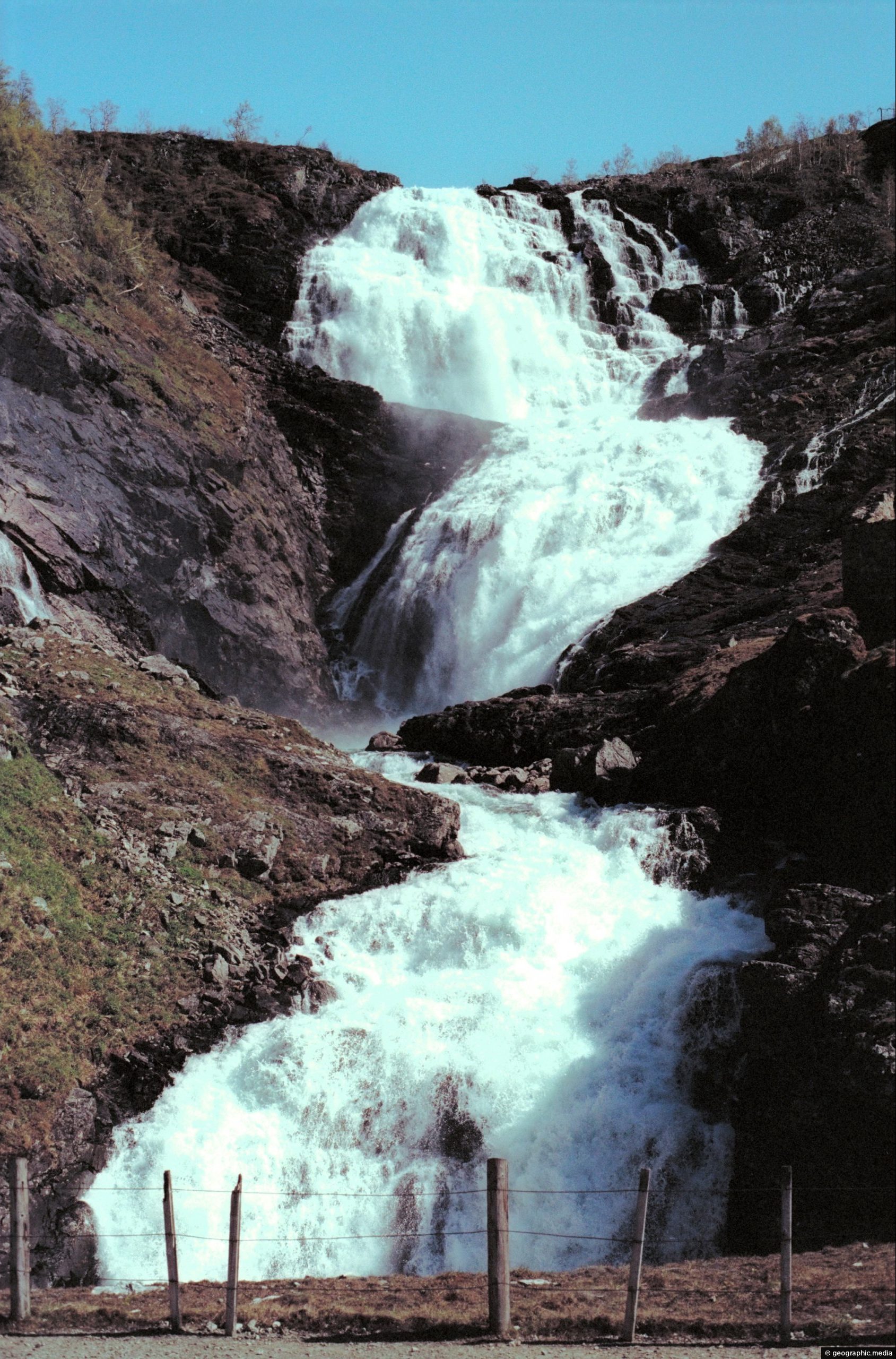 Grinddalsfossen Waterfall in Geiranger