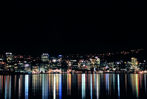 Wellington Night Skyline
