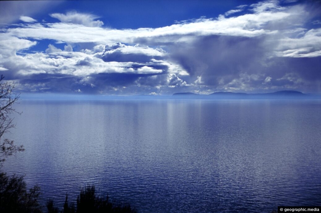 Overcast Lake Taupo