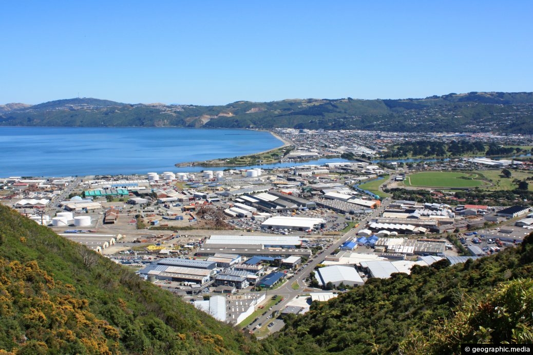 The suburb of Petone in Wellington