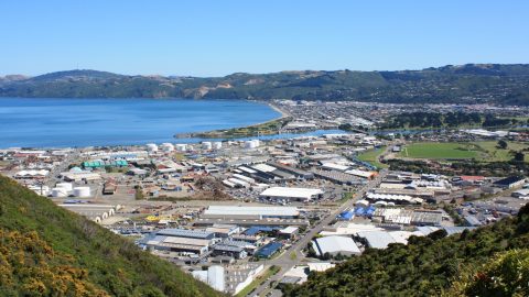 The suburb of Petone in Wellington