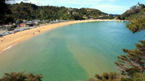 View of Kaiteriteri Beach