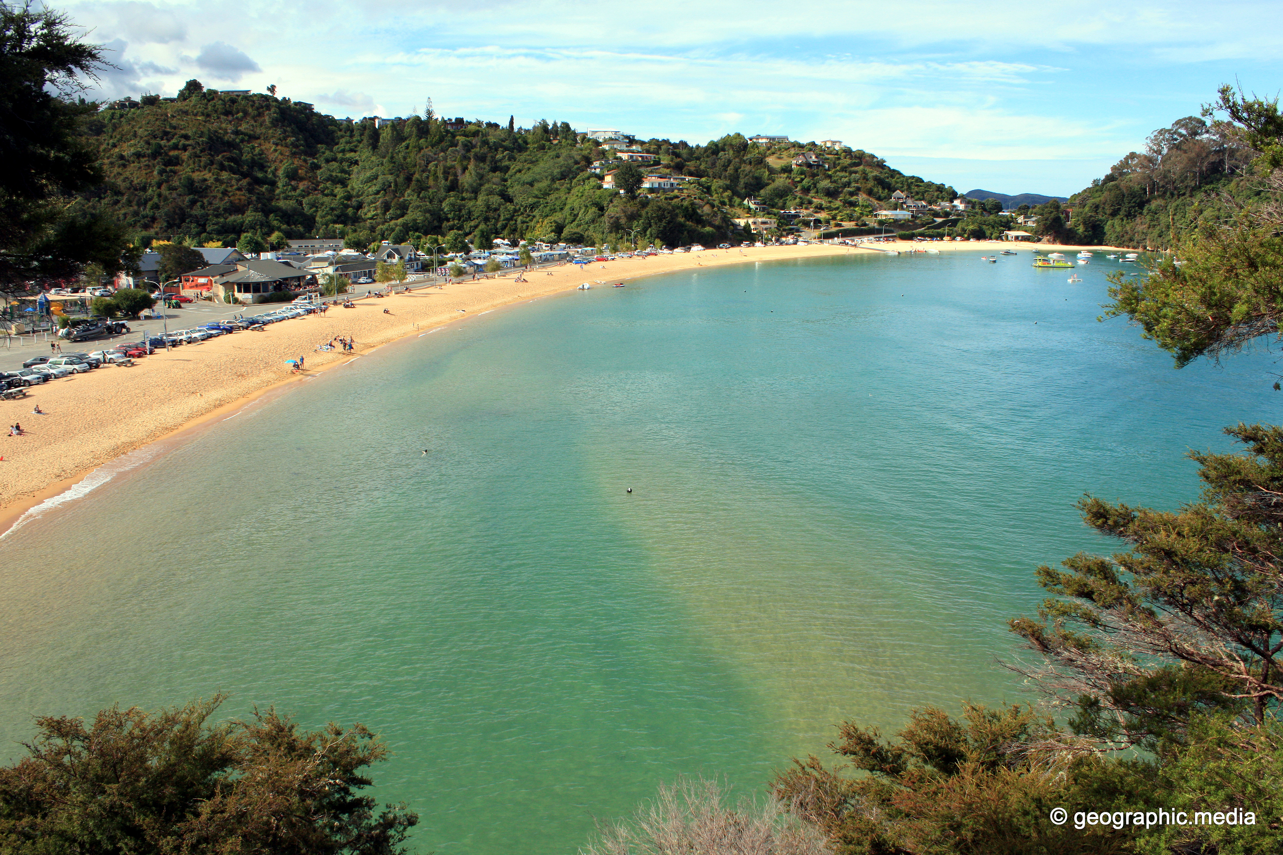 View of Kaiteriteri Beach
