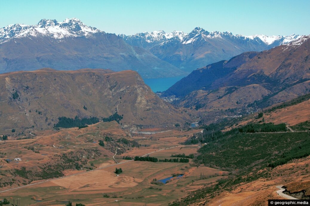 Arthurs Point Queenstown from Coronet Peak