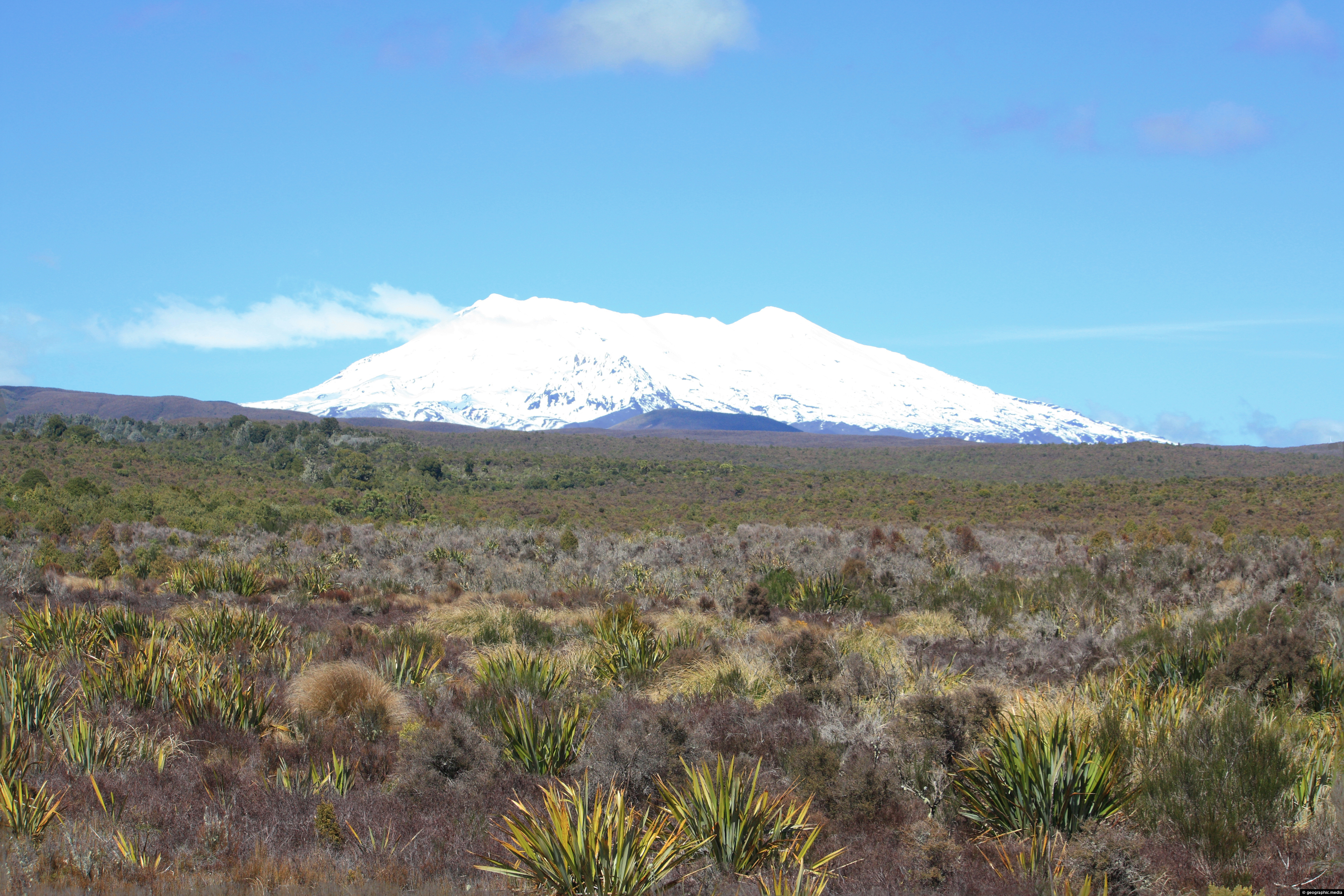 Mount Ruapehu and Plain