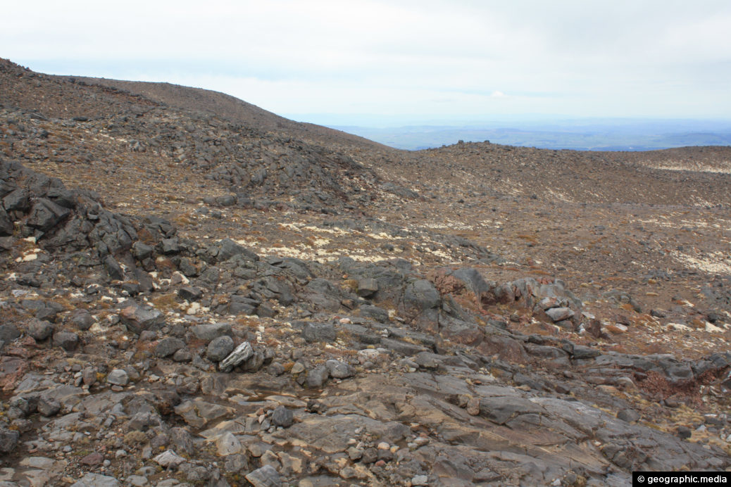 Lava slopes of Mt Ruapehu