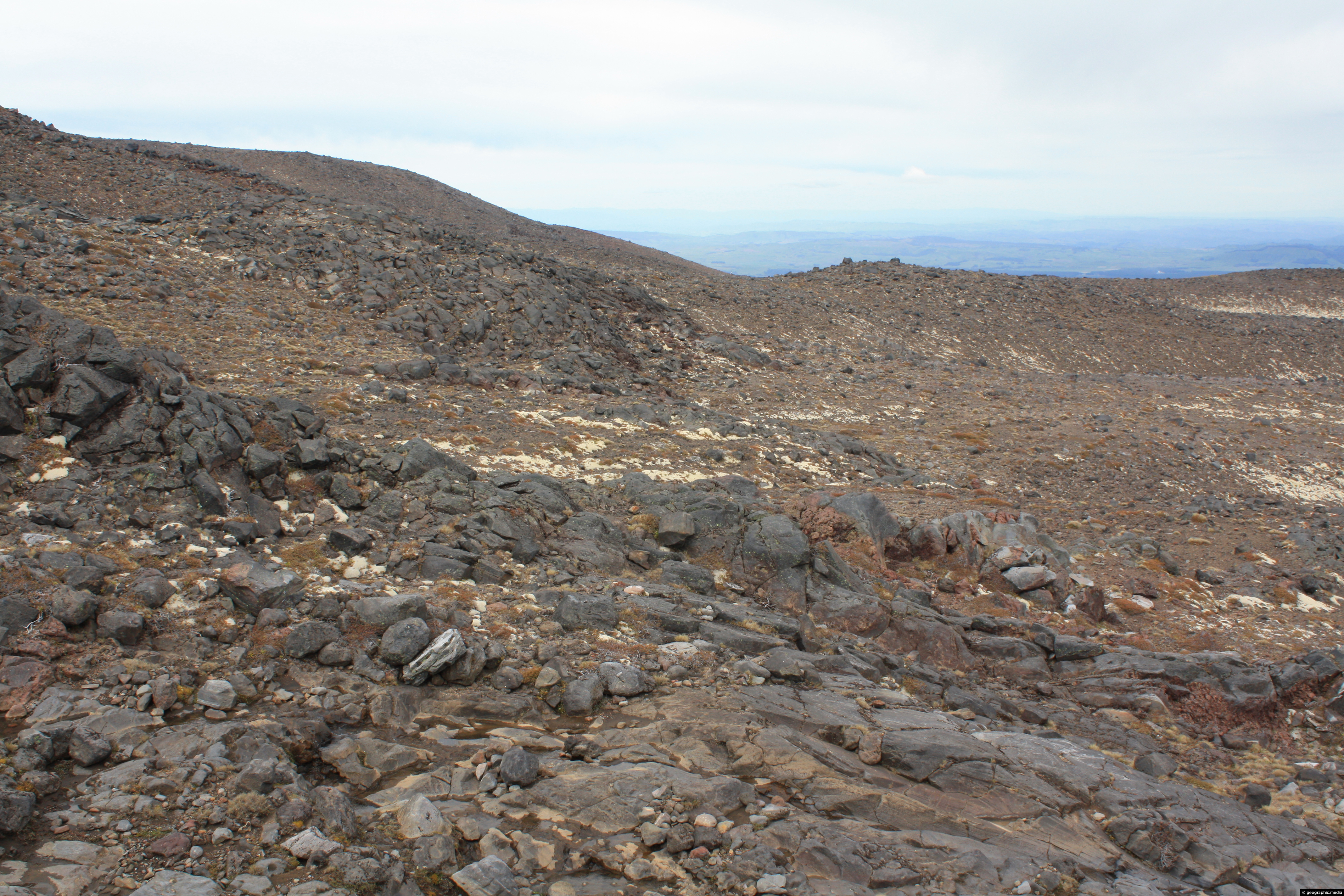 Lava slopes of Mt Ruapehu