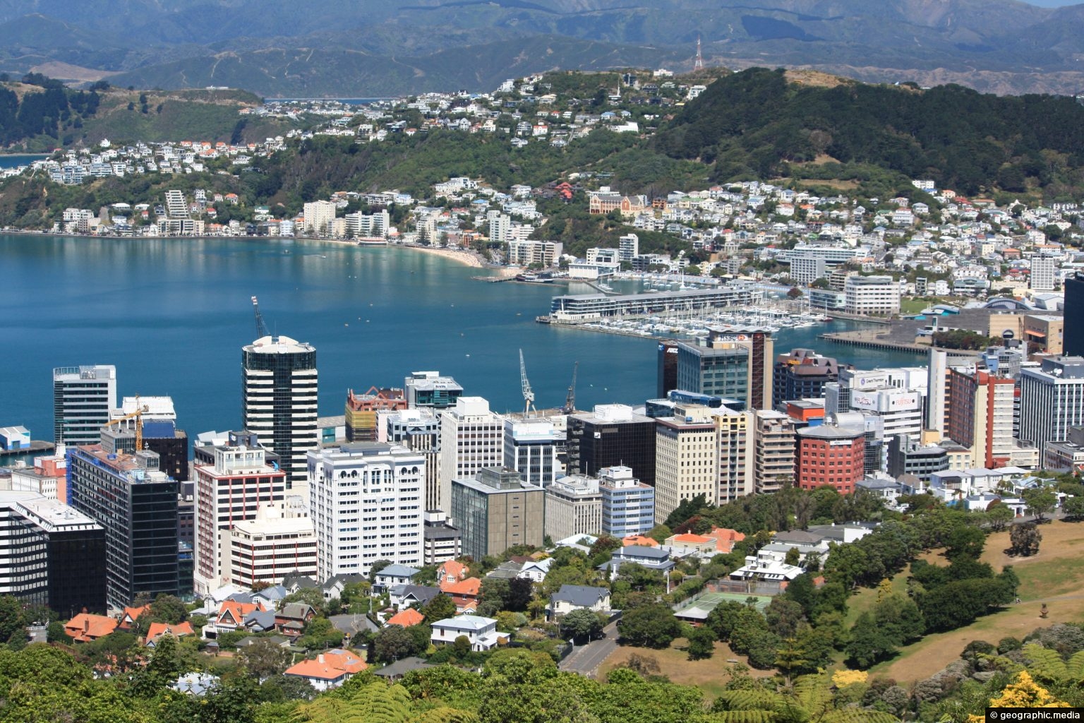 Wellington CBD & Harbour - Geographic Media