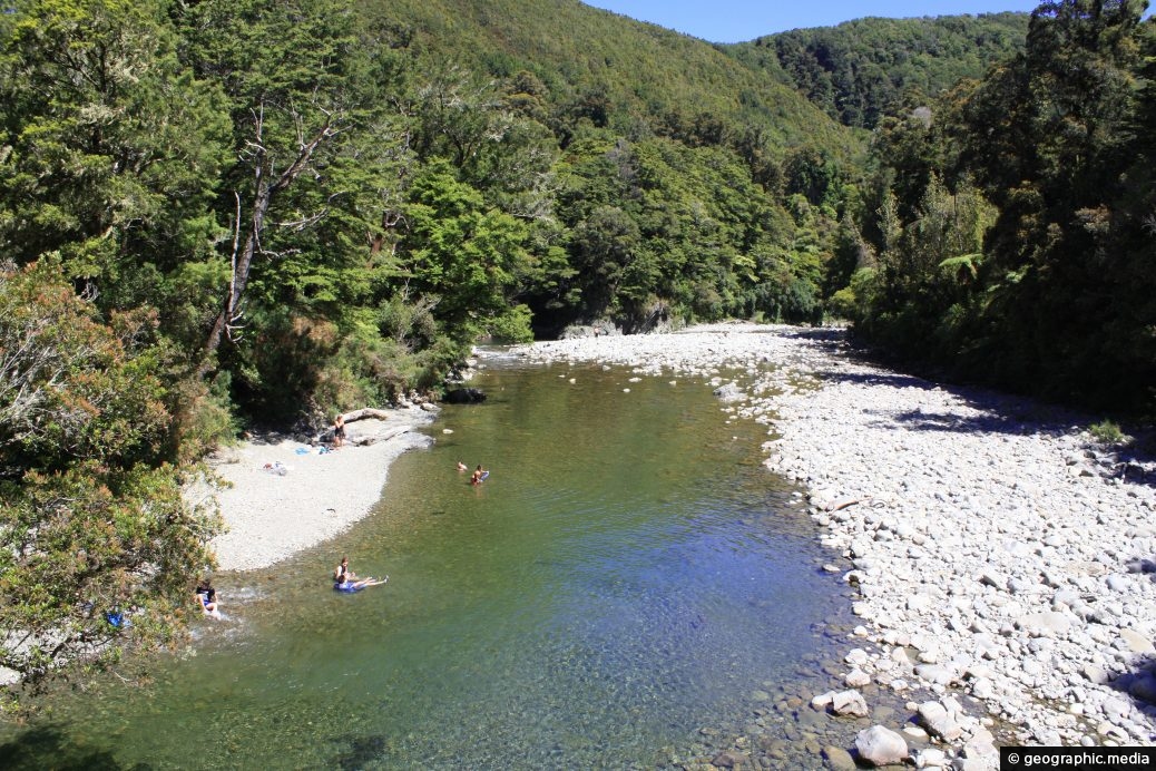 River Swimming in Kaitoke Regional Park