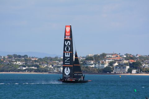 INEOS Team UK America's Cup 2021 Yacht