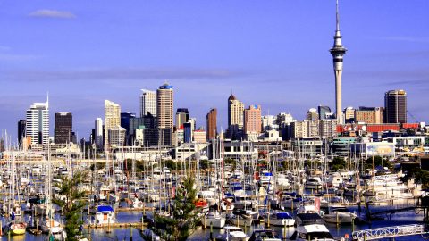 Auckland City Skyline in 2011