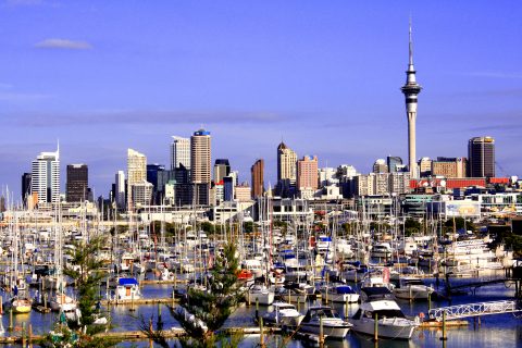 Auckland City Skyline in 2011